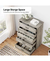 gaomon Modern Drawers Dresser, Chest of Drawers Closet Organizers and Storage Clothes