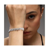 Sohi Women's Geometric Tennis Bracelet
