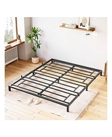 gaomon Inch Bed Frame, No Box Spring Needed, Heavy Duty Metal Platform Bed Frame For Bedroom, Easy Assembly