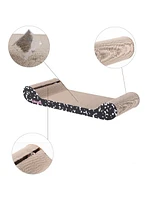 The Licker Store Rini Modern Cardboard Lounge Bed Cat Scratcher with Built-In Bell Toys and Catnip
