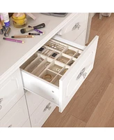 Homsee 9-Drawer White Wood Dresser Storage Dresser