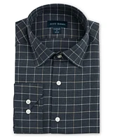 Scott Barber Men's Stretch Cotton/Cashmere Plaid