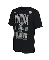 Nike Men's and Women's Black New York Liberty 2024 Wnba Finals Champions Locker Room T-Shirt