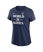 Nike Women's Navy New York Yankees 2024 World Series Authentic Collection T-Shirt