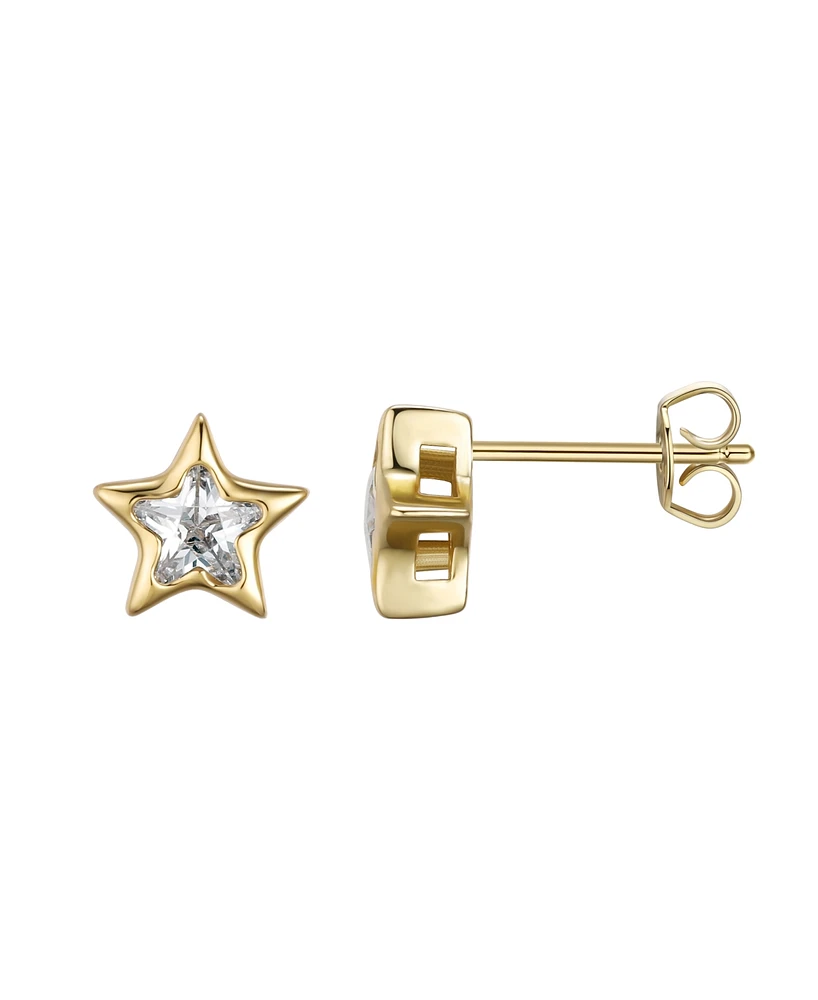 Macy's Cubic Zirconia Star Stud Earrings