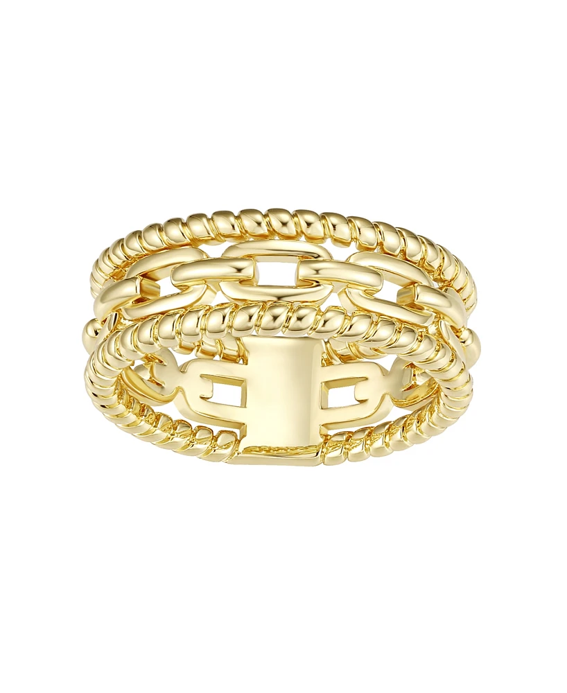 Macy's Gold-Plated Link Statement Ring