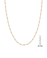 Macy's Gold-Plated Beige Crystal Long Necklace