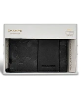 Champs Men's Camo Collection Leather Top Wing Wallet