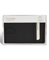 Champs Men's Onyx Collection Leather Access Card Case