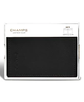 Champs Men's Onyx Collection Leather Vertical Slim Wallet