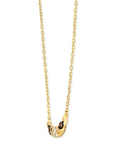 Le Vian Nude Diamond & Chocolate Diamond Swirl 19" Pendant Necklace (1/5 ct. t.w.) in 14k Gold