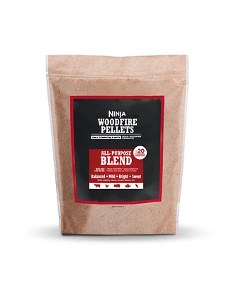 Ninja Wood Fire Pellets, All Purpose Blend 2-Lbs Bag, Upto 20 Cooking Sessions, XSKOP2RL