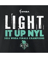 Fanatics Men's Black New York Liberty 2024 Wnba Finals Champions Big Tall Hometown T-shirt