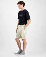 Hugo Boss Men's Nuralpo Elastic Waist French Terry 7-2/3" Shorts