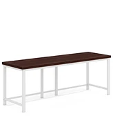 Tribesigns 78.7 inch Extra Long Double Computer Desk,Large Office Desk Study Writing Table for Home Office