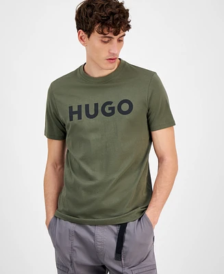 Hugo by Boss Men's Regular-Fit Logo Graphic T-Shirt, Created for Macy's