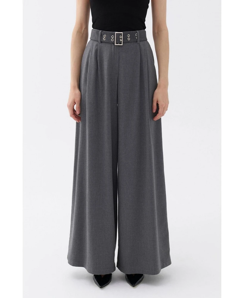 Nocturne Women's Wide Leg Flowy Pants