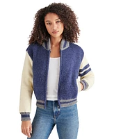 Steve Madden Women's Fernando Varsity Sweater Jacket