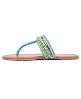 New York & Company Women's Joyce Thong Beaded Sandal