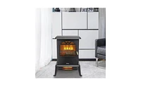 Slickblue Infrared Electric Fireplace Heater - Electric Fireplace Stove for Home Heating