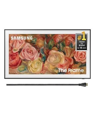 Samsung Ls03d 4k The Frame Qled Hdr Smart Tv With Slim Fit Wall Mount 8k Hdmi Cable