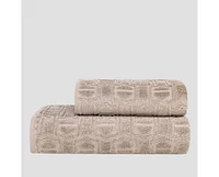 Togas Trend beige Bath towel, 28' 55'