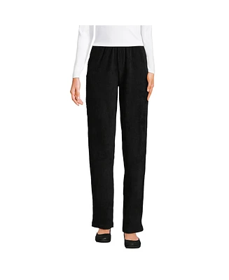 Lands' End Petite Sport Knit High Rise Corduroy Pants