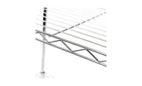 Slickblue Custom Closet Organizer Shelves System Kit Expandable Clothes Storage Metal Rack