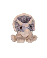 Wild Republic Cuddlekins Mini Triceratops Stuffed Animal, 8 Inches