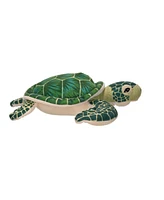 Wild Republic Cuddlekins Mini Green Sea Turtle Stuffed Animal, 8 Inches