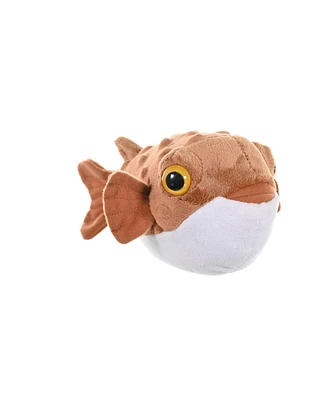 Wild Republic Cuddlekins Mini Pufferfish Stuffed Animal, 8 Inches