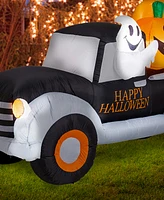 Glitzhome Lighted Inflatable Truck, 8 Feet
