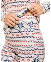 Adore Me Women's Janise Pajama Long Sleeve Top & Leggings Set