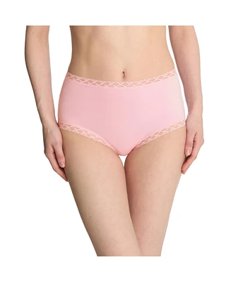 Natori Women's No-show Pima Cotton Bliss Full Brief Panty