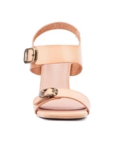 Velma Women's 2 Band Buckle Wedge Sandals