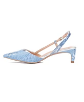 New York & Company Women's Karla Kitten Heel Sandals