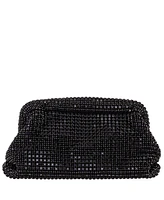 Nina All Over Crystal Frame Magnet Clutch