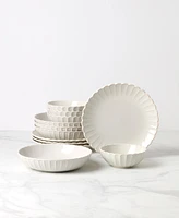 Lenox French Perle Scallop 12 Pc. Dinnerware Set, Service for 4