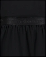 Calvin Klein Big Girls Tonal Logo Dress