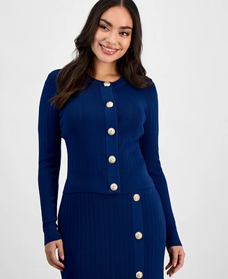 I.n.c. International Concepts Petite Match Set Button Cardigan, Exclusively at Macy's