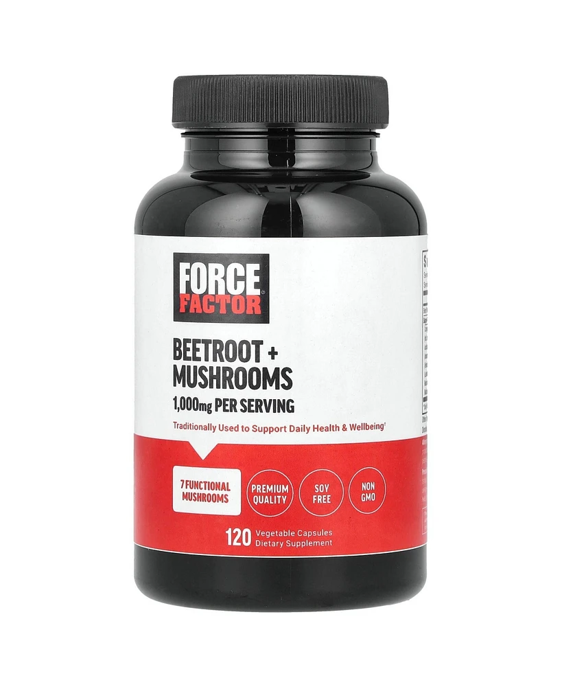 Force Factor Beetroot + Mushrooms