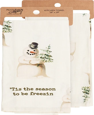 Primitives by Kathy Tis the Season Kitchen Towel