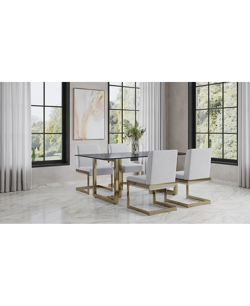 Emila Pc. Dining Set (Rectangular Table & Chairs