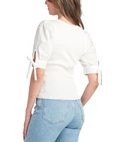 Bcx Juniors' Puff-Sleeve Blouse