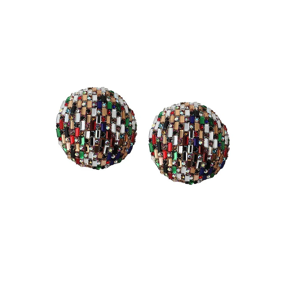 Sohi Women's The Mirror Stud Earrings