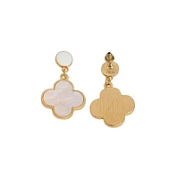 Sohi Women's The Clover Drop Earrings