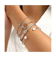 Sohi Women's The Duello Multi-Layer Bracelet