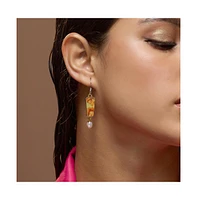 Sohi Women's The Positano Drop Earrings