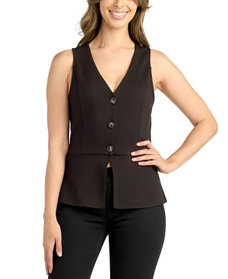 Bcx Juniors' Peplum Vest