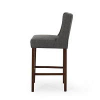 Set of 2 Counter Height Bar Stool with Backrest,Bar Chairs for Kitchen Island or Home Bar-The Pop